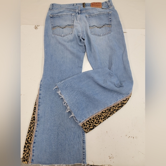 Lucky Brand With Hippie Vibe Bell Bottoms Upcycled - Picture 4 of 12
